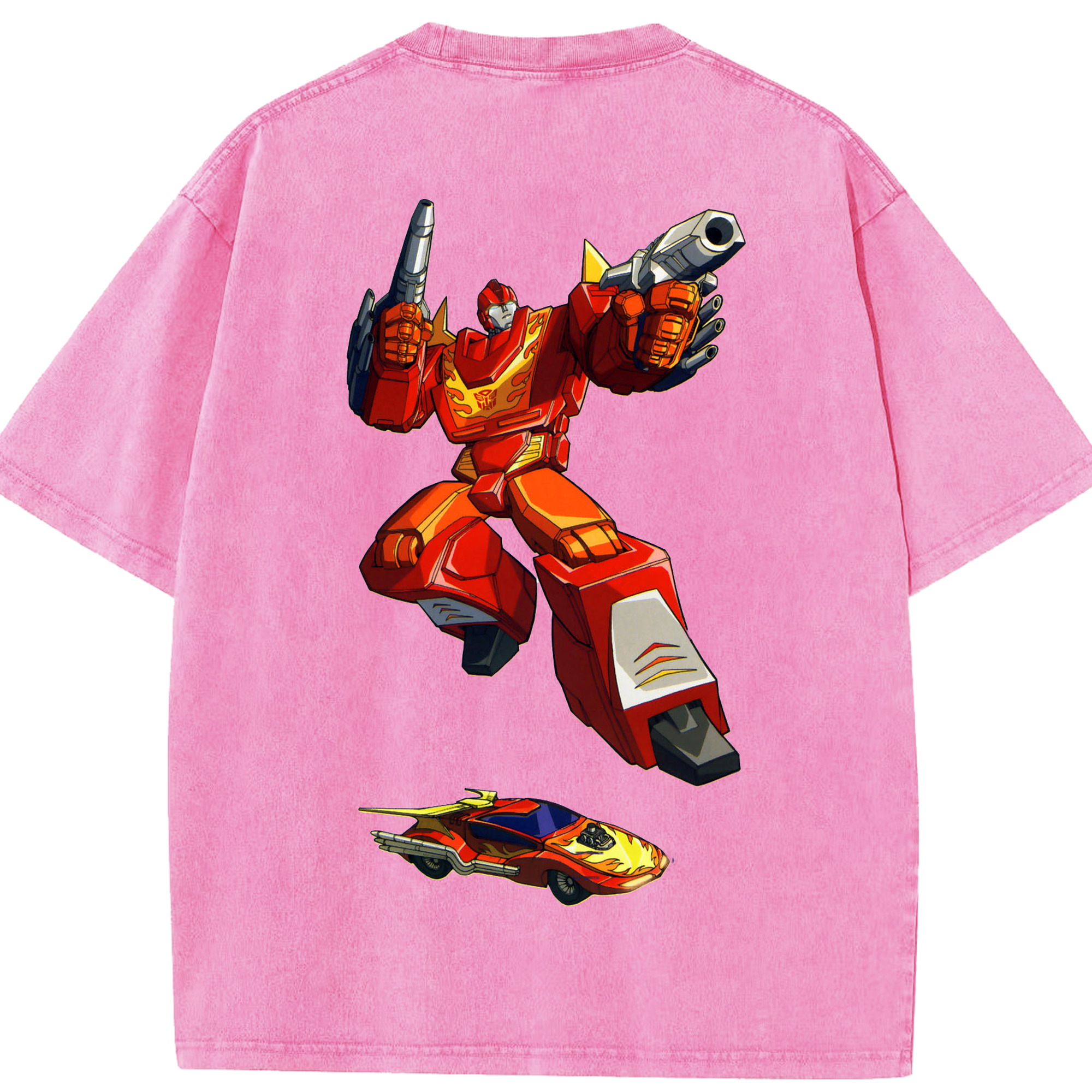 （画像用）  綿100% ヴィンテージ風 半袖Tシャツ（背面プリント）